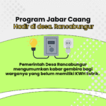 Program Jabar Caang hadir di desa. Rancabungur