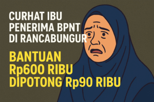 Curhat Ibu Penerima BPNT di Rancabungur: Bantuan Rp600 Ribu, di potong Rp90 Ribu