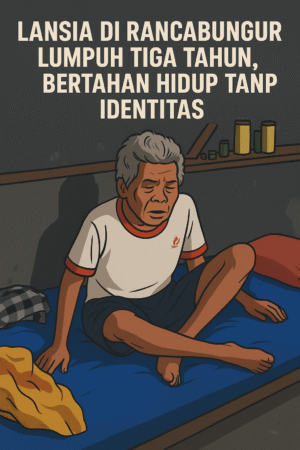 Bertahun-tahun Lumpuh, Lansia di Kecamatan Rancabungur Hidup Tanpa KTP dan KK. Sulit Akses Layanan Kesehatan