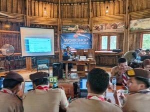 Dorong Digitalisasi Pramuka, Kwarran Rancabungur Ikuti Workshop KOMTI–PUSDATIN